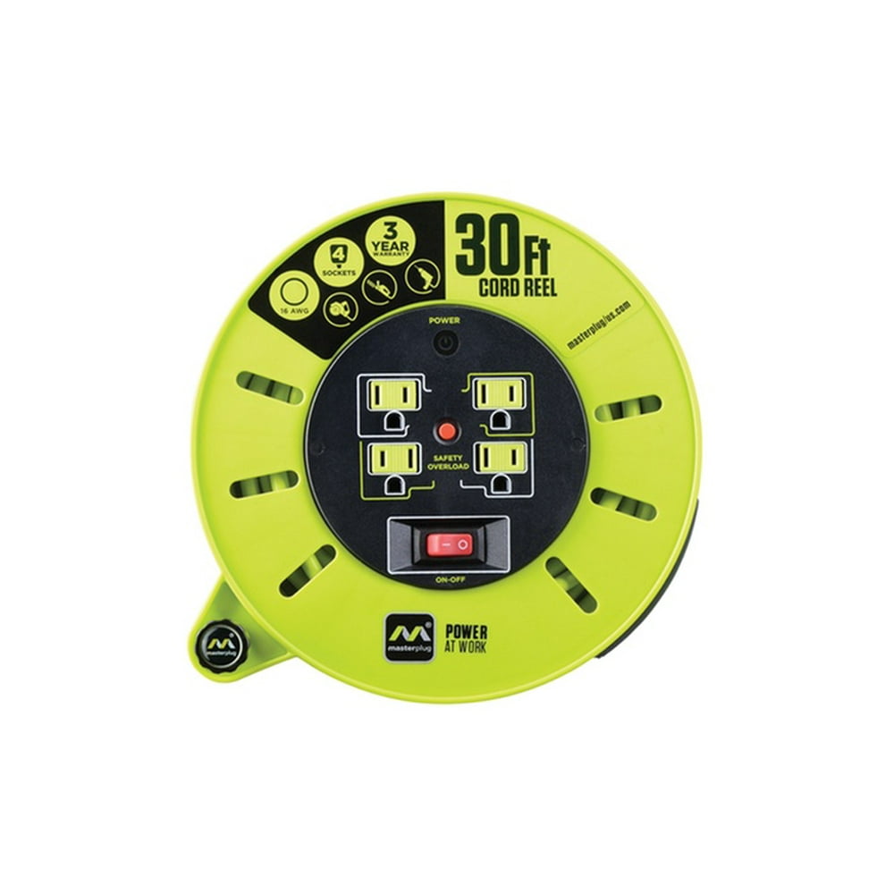 Masterplug 30ft Extension Cord Reel