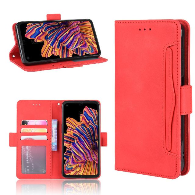 Funda Tipo Billetera GANGXUN para Samsung Galaxy XCOVER PRO – Tapa Flip con Tarjetero