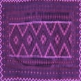 thumbnail image 1 of Ahgly Company Indoor Square Southwestern Purple Country Area Rugs, 3' Square, 1 of 4