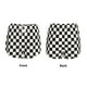 thumbnail image 3 of Balery Black and White Checkerboard Pantalones cortos deportivos para mujer con forro y dos bolsillos, elásticos, para entrenamiento, gimnasio, yoga-Large, 3 of 7