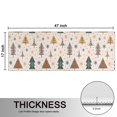thumbnail image 5 of Kitchen Rugs Sets Of 2,Multicolor Christmas Tree Pattern Anti Fatigue Kitchen Mat Rugs Non Slip Washable,Decorative Kitchen Floor Mats for Kitchen,Sink,Laundry,17"X47", 5 of 5