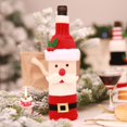 thumbnail image 3 of Wdftyju Envoltura de la cubierta de la botella de vino de Papá Noel para la cena de Navidad Decoración del partido en casa Wdftyju 2tc3hl1vr4bu8te7D01, 3 of 3