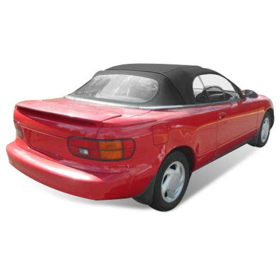 Convertible Soft Top roof & Plastic Window Vinyl For Toyota Celica 91-93