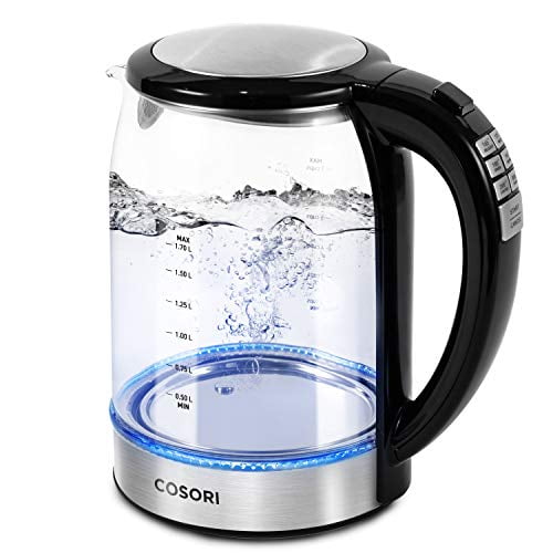 cosori electric glass kettle