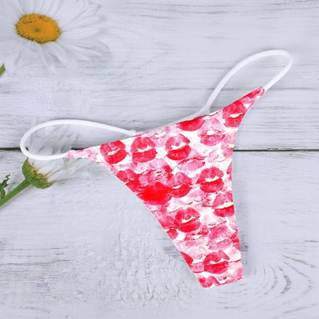 

Gubotare Women S Panties Sexy Girl Women High Waist G String Brief Pantie Thong Lingerie Knicker Underwear Pink S