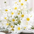 thumbnail image 4 of BalsaCircle 6 White 20" Silk Daisy Artificial Flower Sprays Bushes Wedding Party Decorations, 4 of 8