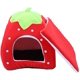 thumbnail image 4 of Suministros para mascotas, nidos de animales cómodos, suaves y cálidos, patrones exquisitos, nidos de conejillos de indias para hámster, nidos para perros y gatos, rojo, L ER, 4 of 5