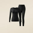 thumbnail image 2 of RXMEKW Moisturizing Seamless Thermal Underwear Set for Women Base Layer Polyester Solid Color, 2 of 6
