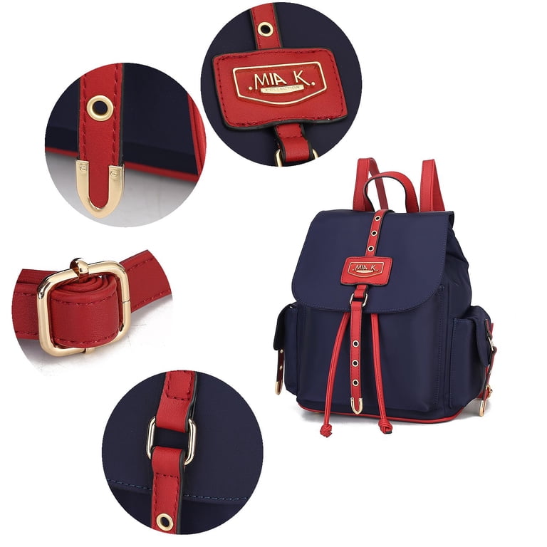 Paula Backpack by Mia K. MKF Collection Paula Vegan Leather Women main image 4