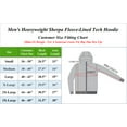 thumbnail image 3 of Men's Sherpa Fleece-Lined Reflective Tech Full Zip Hoodie (S to 3XL), 3 of 6