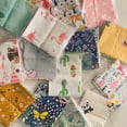 thumbnail image 4 of Lote de 4 paquetes de tela de sarga 100 % algodón puro de 50 x 40 cm, 20 x 25 cm, para principiantes, para patchwork, acolchados y manualidades, 4 of 5