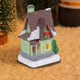 thumbnail image 4 of TIELUTT Décorations de Noël en Résine Cabane Colorée Ornements Lumineux de Table Ornement de Poulet Décorations de Sapins de Noël Ornement de Noël Flocons de Neige Ornement de Noël Daté Petit Ornement de Noël, 4 of 5
