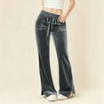 thumbnail image 3 of Juslio Womens Pants with Pockets Casual Comfortable High Waist Wide-Leg Pants, 3 of 9