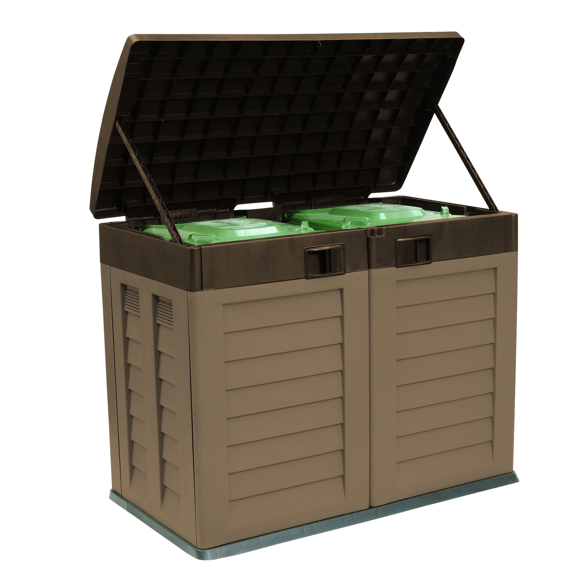 Starplast Garden Plastic Storage Shed "Willy", Mocha/Brown