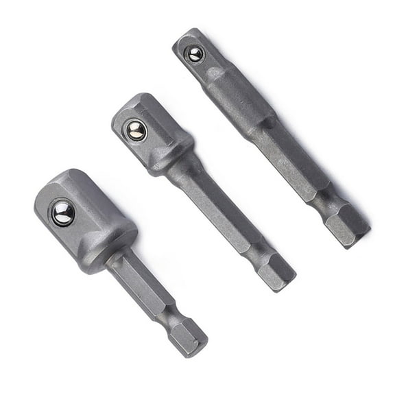 unbranded  3 Pcs Plug Splitter Socket Adapter Set Power Drill Bit