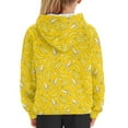 thumbnail image 4 of DISNIMO Yellow Banana Hoodie for Girls and Boys Pullover Hoodies Size 8-10 Hooded Sweatshirt Kids Girl Hoodie Sweatshirts with Pockets Crew Neck Fall Clothing for Boy Hoodie Soft, 4 of 7