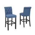 thumbnail image 2 of Tabouret de bar touffeté Soho 29 po , ensemble 2 pièces, Bleu, 2 of 2