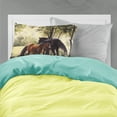 thumbnail image 2 of Horses by Daphne Baxter Fabric Standard Pillowcase, 2 of 2