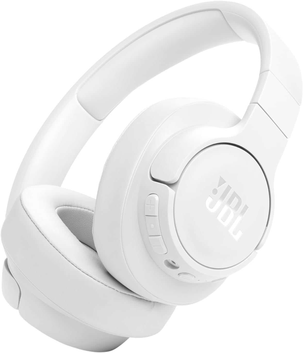 Open Box JBL Tune 770NC Wireless over-Ear Adaptive Noise Cancelling Headphones (White)