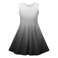 thumbnail image 6 of Feancey Summer Tank Dresses for Girls High Waist Swing A-Line Dress Sleeveless Gradient Beach Sundresses Pleated Flowy Dance Dress Black 7 Years, 6 of 7