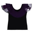 thumbnail image 3 of Camiseta de manga corta de verano para mujer, camiseta con cuello en V, blusa, camisa, baile, baile SG Zulema  Tops de baile latino, 3 of 8