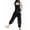 Black, variant on Women'S Casual Corduroy Overalls Sleeveless Adjustable Straps Jumpsuits for Women with Pockets Green XL