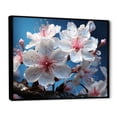 thumbnail image 2 of Designart "Pink-Tinted Paradise Of Blooming Plumeria" Plumeria Floater Framed Wall Decor, 2 of 5