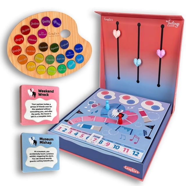 Juego de mesa COUPLIO'S Feelings Palette Juegos para parejas para 2 jugadores