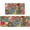 Boho Floral, variant on Persian Kitchen Mats and Rugs Set of 2 Retro Floor Mats Comfort Non-Slip Washable for Kitchen Farmhouse Sink Home Decor Boho Floral Doormat, Turkish 17" W x 29" L + 17" W x 47" L
