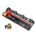 thumbnail image 2 of LAZIOEGR PCIE Riser Adapter Card 1x to 16x Graphics Extension Cable GPU Riser for Mining, High Speed Stable Connection Multilayer Shielded Riser Card for Windows 7 8 10 Linux XP (10.00 x 5.51 inches), 2 of 3