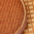 thumbnail image 4 of Kabnic Square Woven Rattan Seat Cushion, 17.71"x17.71"x0.79" Classic Vintage Office Cushion with Non-Slip Padding, Cotton Material, Machine Washable - Comfortable and Convenient Coffee, 4 of 6