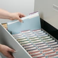 thumbnail image 5 of Carpeta Smead, 100% cartón prensado reciclado, 2 cierres, azul, 5 of 5