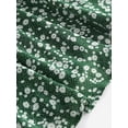 thumbnail image 7 of ZAFUL for Women's Party Cami Tiny Floral Mini Sleeveless Dress Sea Turtle Green M, 7 of 7
