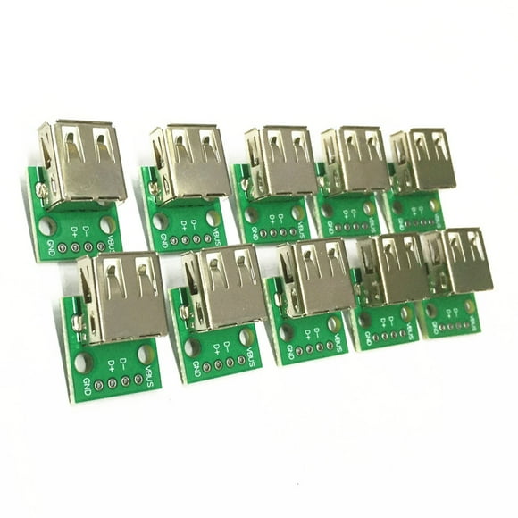 Colaxi Replacement Mini USB Type B Female four pin PCB Board Mount r Connector 10 Pcs