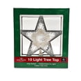thumbnail image 5 of Kurt Adler 10-Light Laser Clear Star Treetop Lights Up Clear Ornaments, 5 of 8