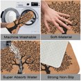 thumbnail image 3 of 1pc Tree on Coir Mat Absorbent Non-Slip Bathroom Thickened Flannel Rug Decor,Soft,Quick Drying,Suitable For Indoor/outdoor Use,Bathrooms,Bedrooms,Kitchens,Terrace,Laundry Rooms,16"x24", 3 of 9