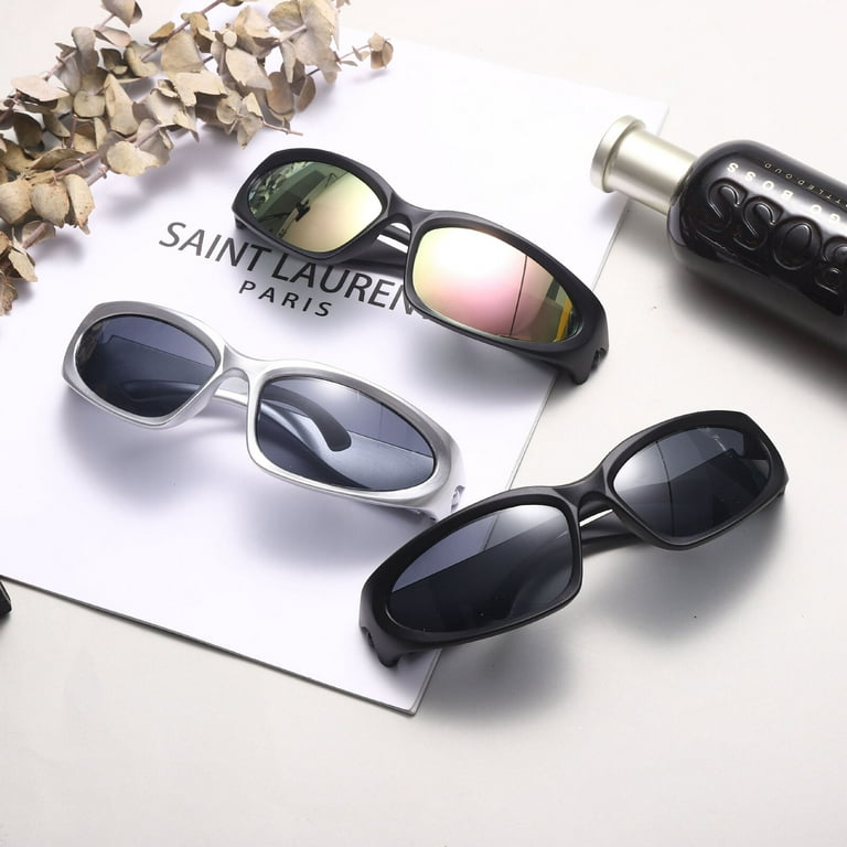 Fashion Sunglasses for Men Women,Motorcycle Shade Glasses UV400,Outdoor Sport  Shades Glasses,Y2K Steampunk Goggles,Sports Biker Rider Shades Shield 