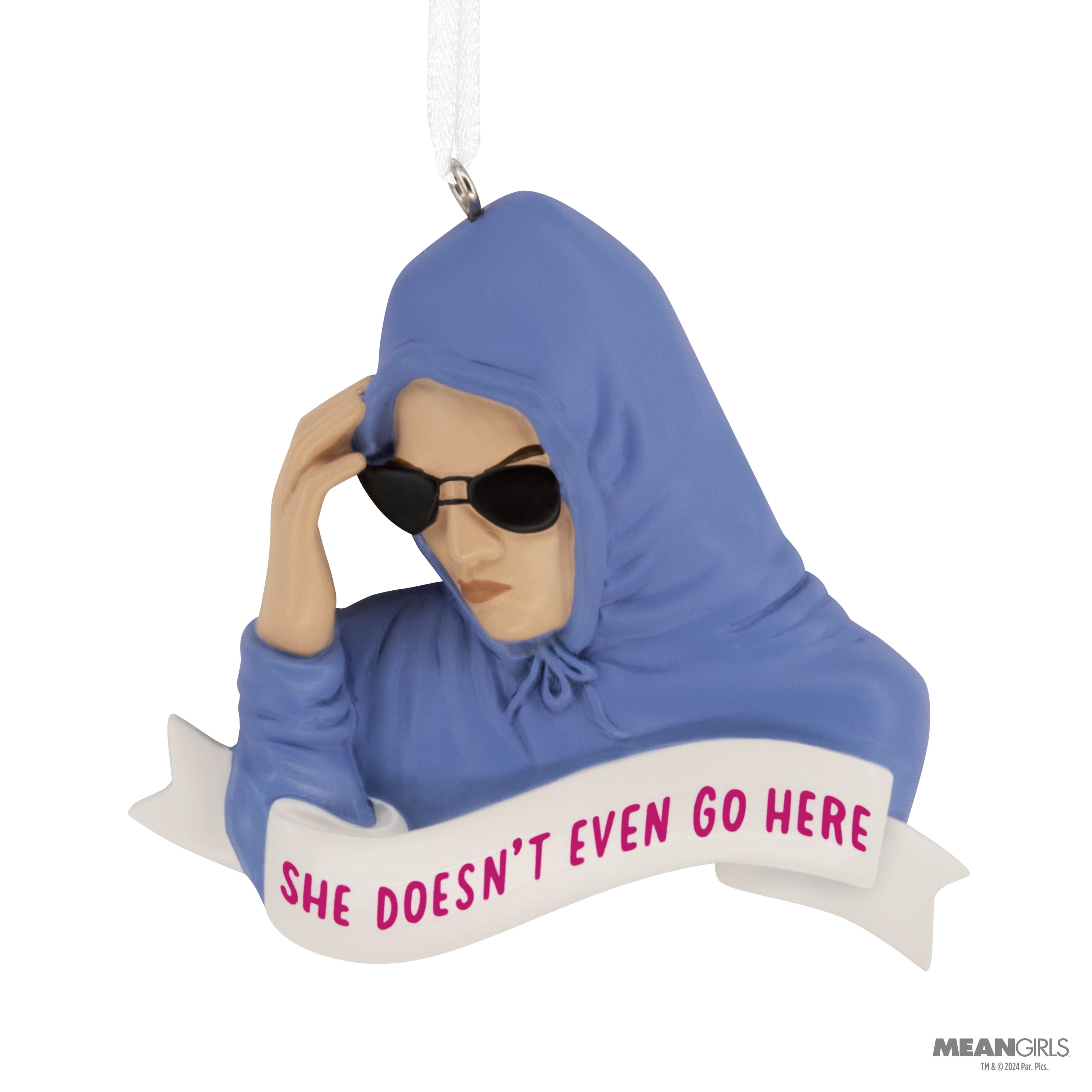 (2 pack) Hallmark Mean Girls Damien Christmas Ornament, 1 Count