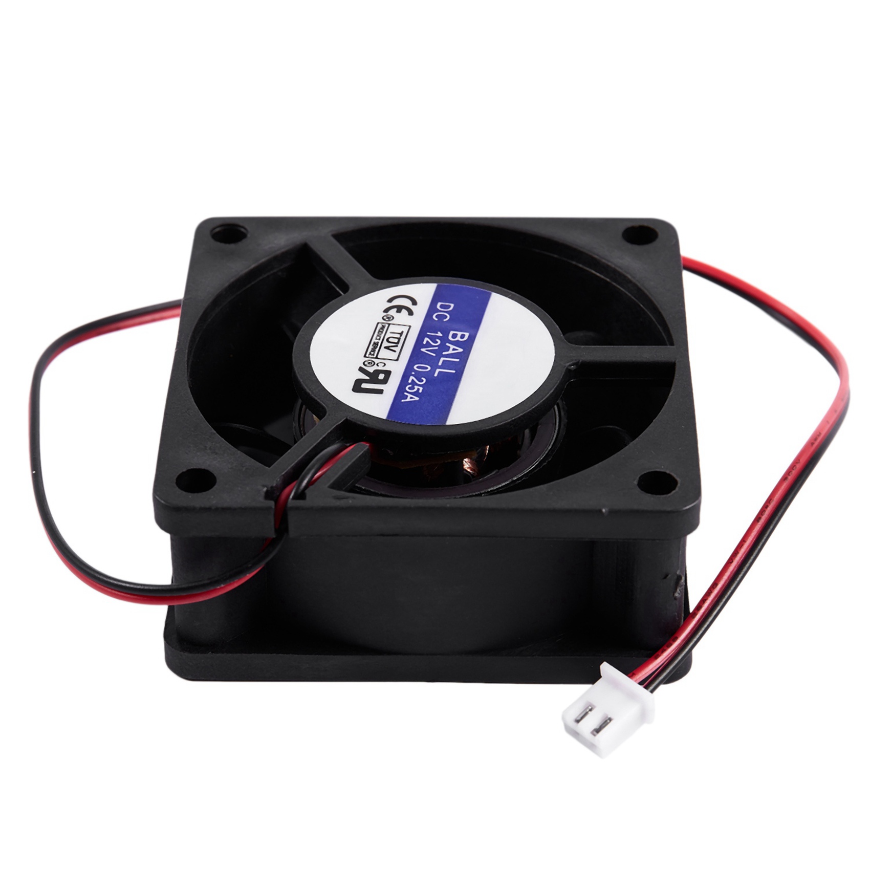 2X 60mm x 25mm DC 12V 0.25A 2Pin Cooling Fan for Computer Case CPU