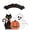 four, variant on Halloween Decorations Wooden Spider Web Pendant Ghost Pumpkin Bat Craft