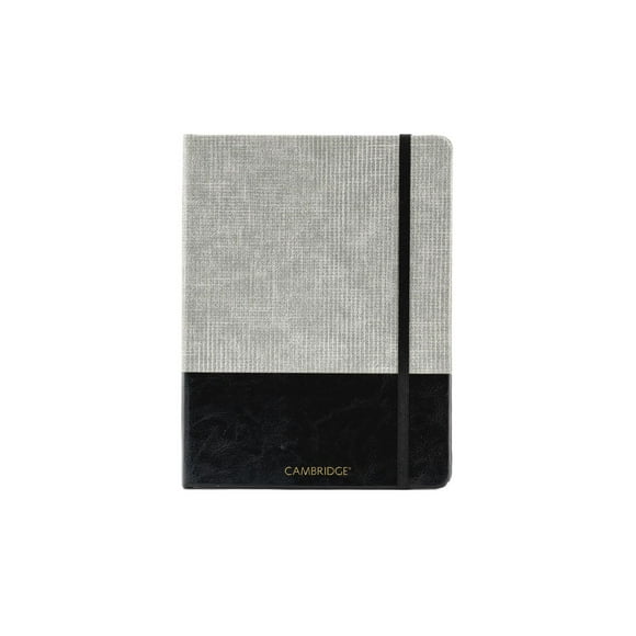Cambridge® Two-Tone Cb Journal, Blk,6X8, Journal