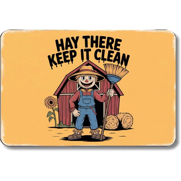 Hay There Keep It Affiche en Métal Propre par DC / Panneau Vintage en Tôle Art Mural pour Usage Intérieur / Décor en Aluminium Antirouille 10x7 Pouces pour Barn Rules / Impression Protégée UV et Résistante aux Intempéries / Fabriqué aux É.-U.