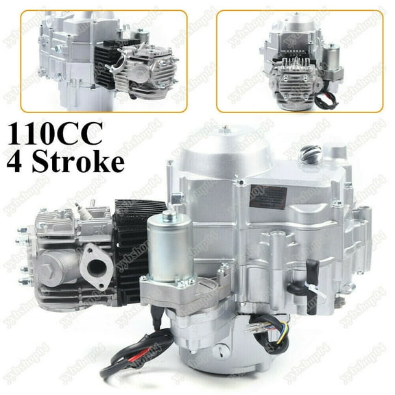 110cc 4 Stroke Engine Motor Auto Electric Starter For ATV GO-Karts 308-999003 110cc 4 Strokes Engine Motor Electric Start Single Cylinder Fits For ATV GO Kart