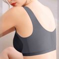 thumbnail image 4 of Dwellite Seamless Bra for Women Breathable Liftup Bra Lightly Sports Bra Underwear Black 40, 4 of 5