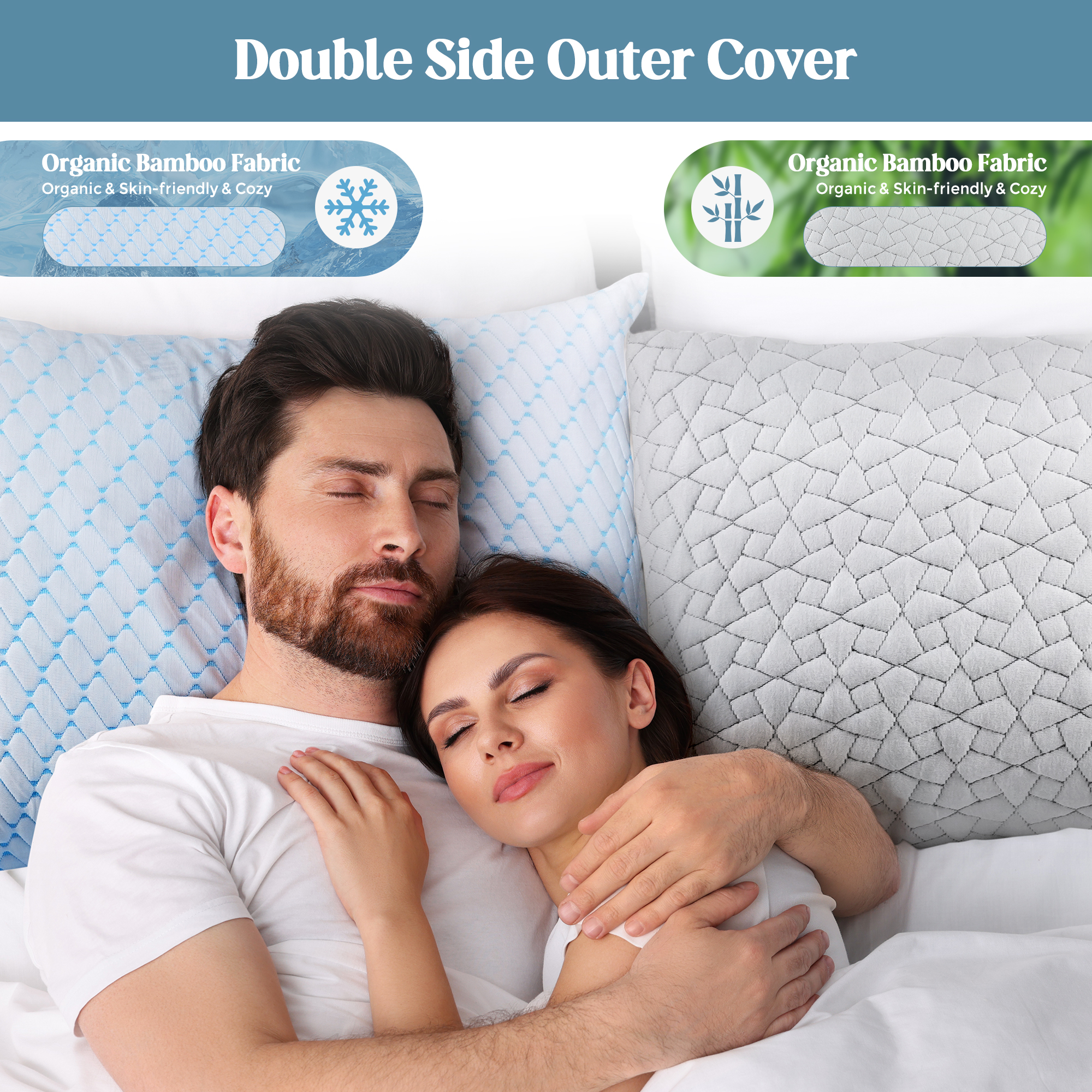 Puredown Memory Foam Pillow King 2-Pack photo 6