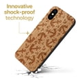 thumbnail image 3 of Case Yard Wooden Case Outside Soft TPU Silicone, Slim Fit Shockproof Wood Protective Phone Cover for Girls Boys Men and Women, Supports Wireless Charging Anchor Pattern Design case for iPhone-XS-Max, 3 of 7