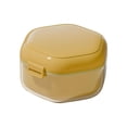 thumbnail image 3 of BELOVING Étui pour Prothèse Transparent Mince Support de Prothèse pour Protection Buccale Jaune, 3 of 10