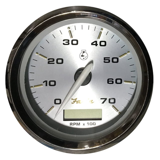 Indicador de tacómetro Faria Kronos 39040 7000 RPM a gas fueraborda