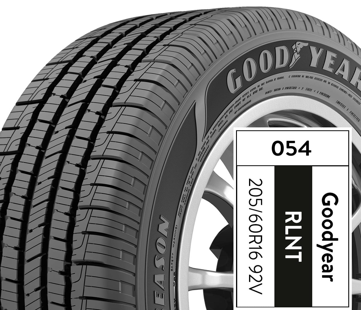 Goodyear Reliant All-Season Tire 205/60R16 All-Season 92V
