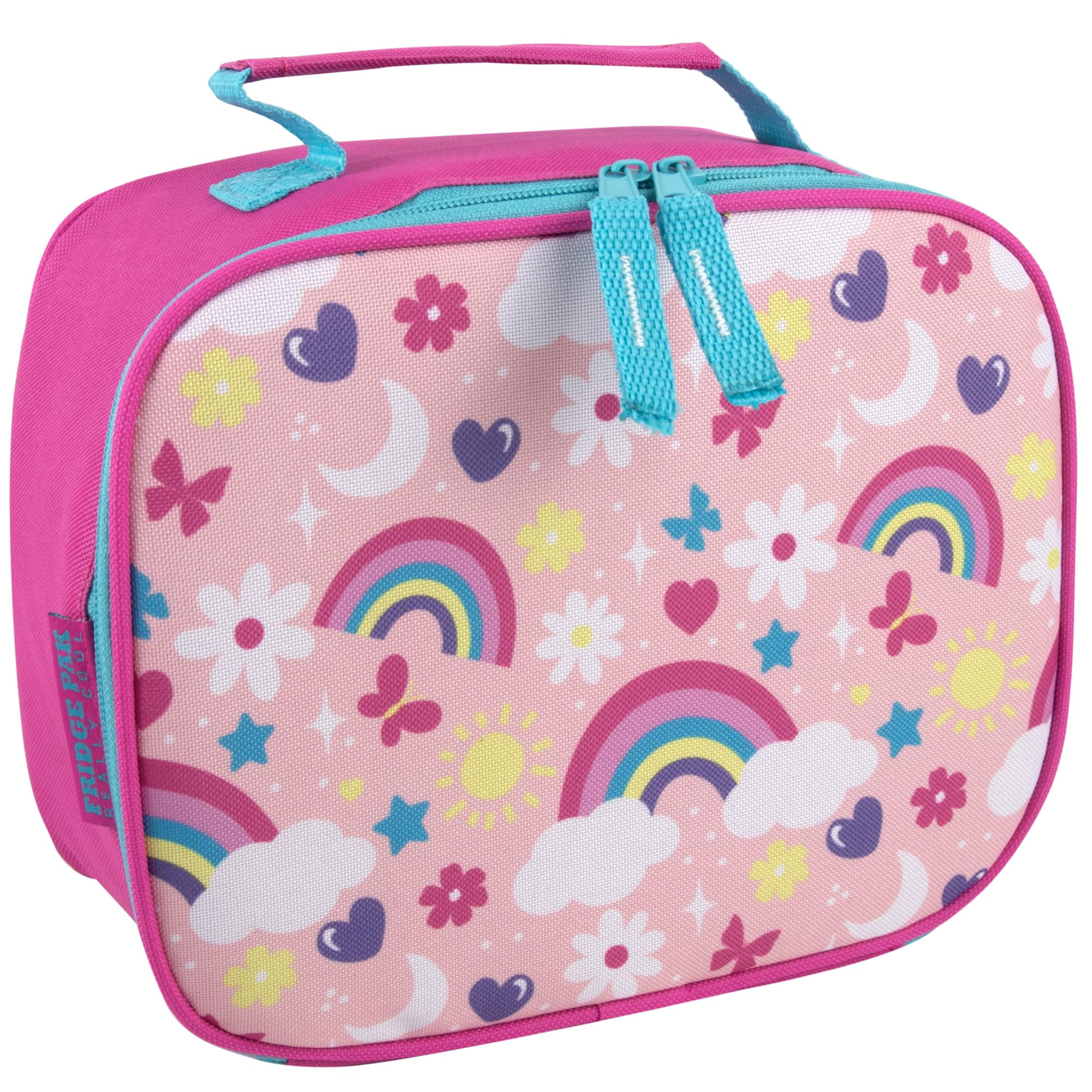 24 Pack of Soft Shell Insulated Lunch Bags for Storing Food, Drinks, Snacks, Napkins and Utensils in Fun Mixed Character Prints